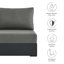 Fauteuil modulaire en aluminium thermolaqué Modway Tahoe-95616626