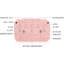 Numerical Electric Alarm Tabletop Clock in Pink