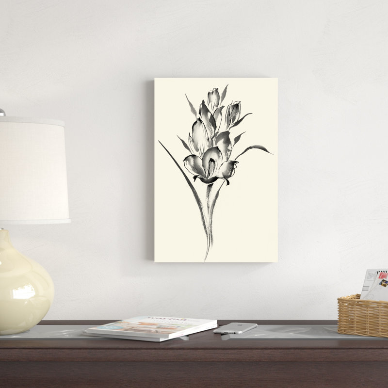 Encre florale II - Glaïeul, H 18 po x l 12 po x P 1 po