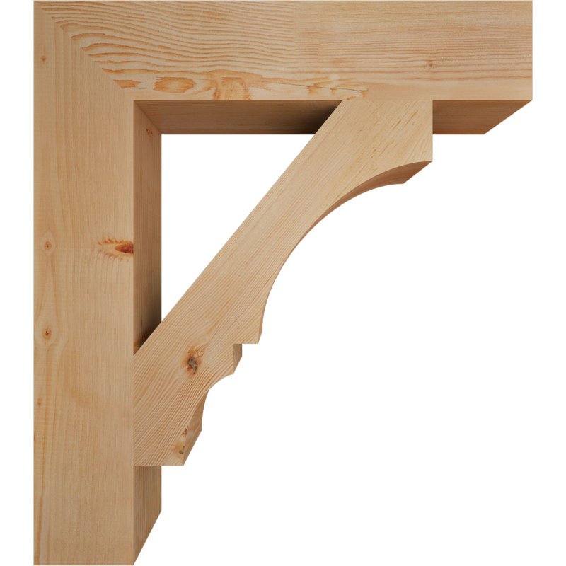 Support de bloc Balboa, Sapin de Douglas lisse, L 5 1/2 po x P 30 po x H 34 po