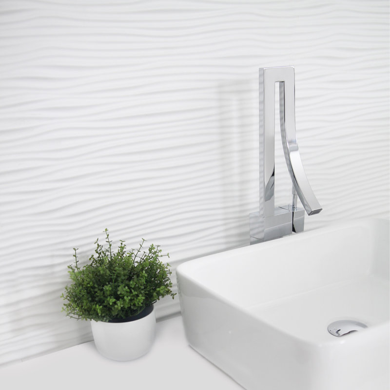 Stylish Vanessa Single-Handle 17 ½" Polished Chrome Bathroom Faucet, Chrome