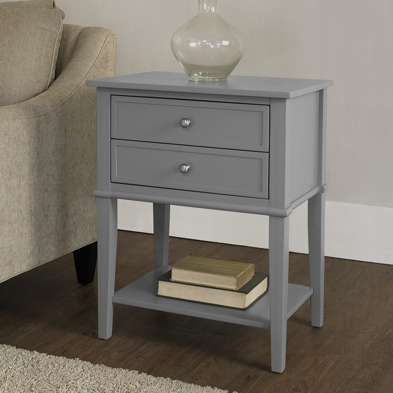 Jesse End Table, Grey