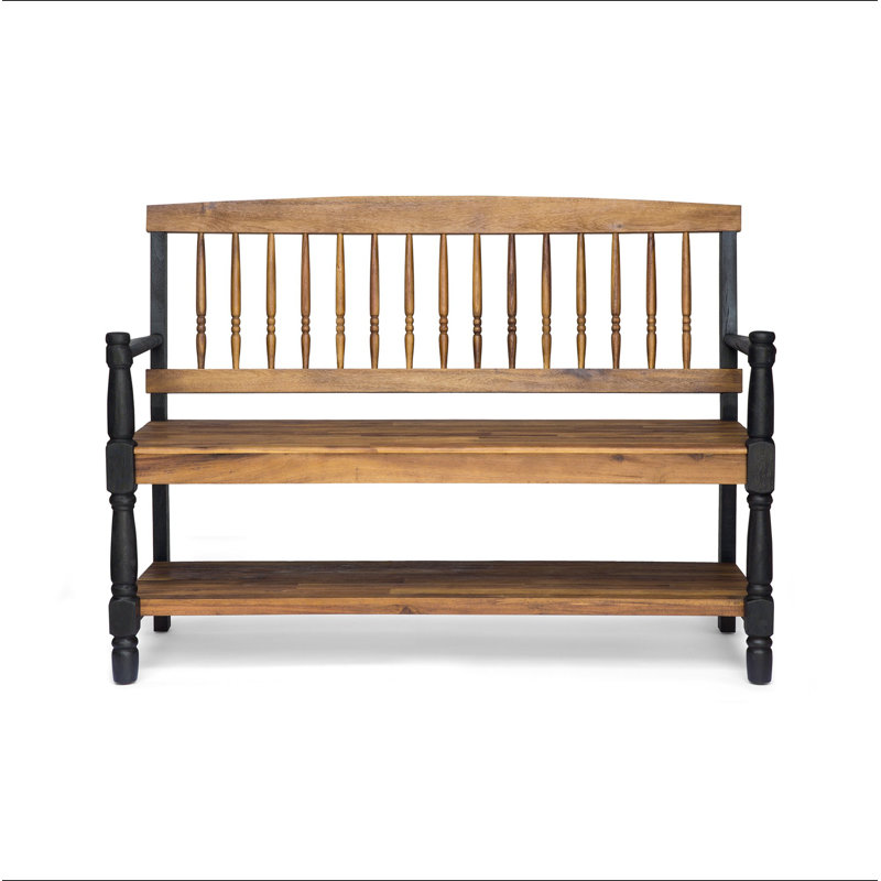 Imperial Bench, Teak/Black