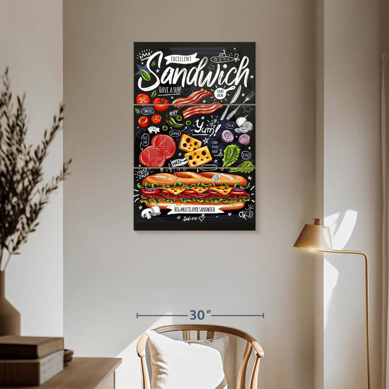 Yarlin Sandwich Sub, 57" H x 36" W