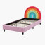 Lit plateforme tapissier Alleyn