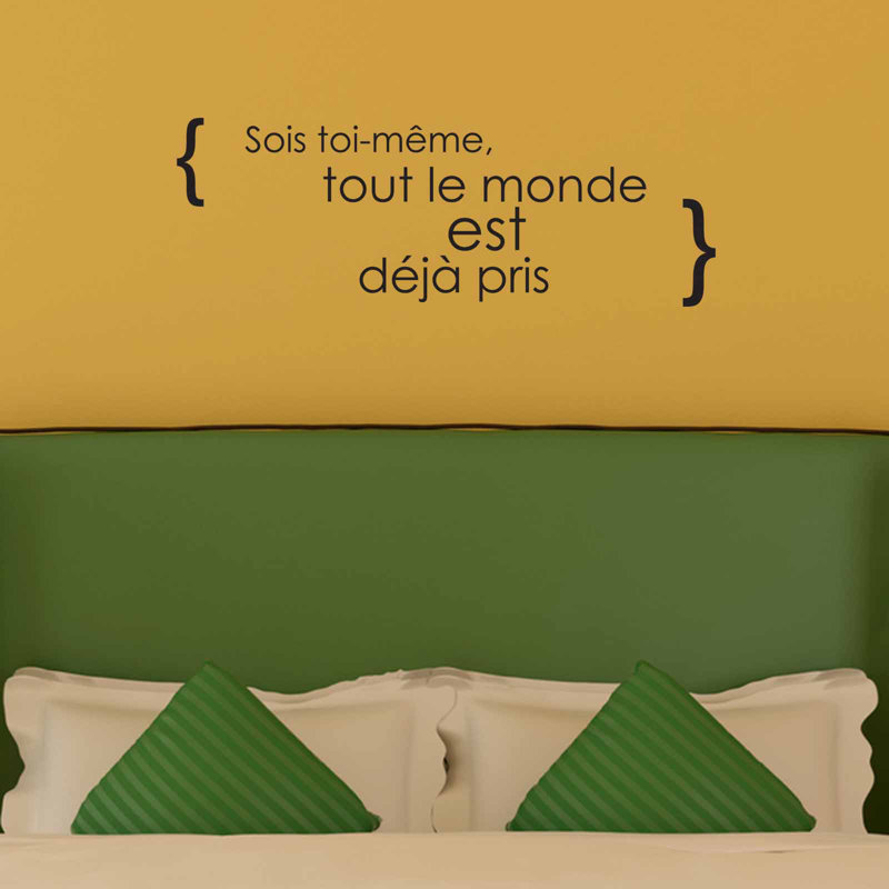 Text & Numbers Wall Decal
