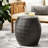 Patio Side Table 14.00" Grey, Iron Composition, Outdoor Grace In , Placement, Progressive Design-823940736