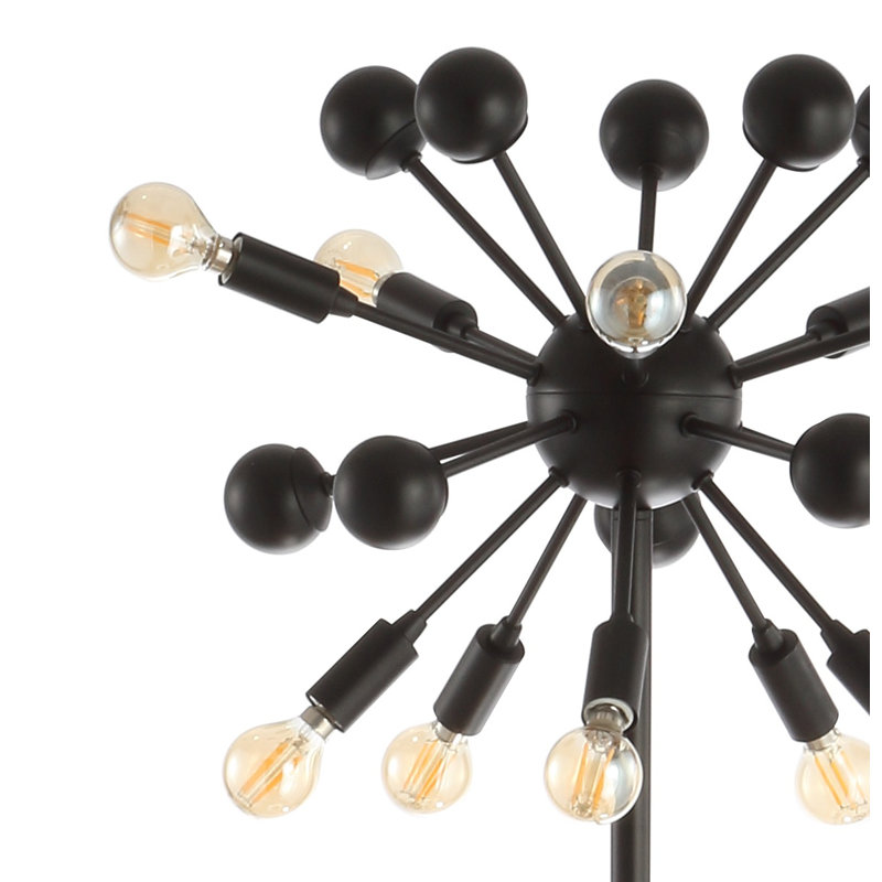 Homan 63'' Black Tree Floor Lamp