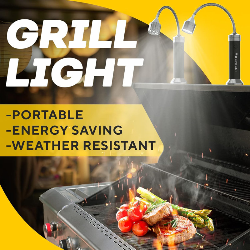 Lumière de barbecue en acier inoxydable