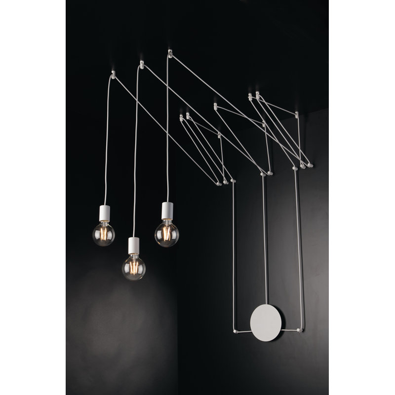 Camyri 3 - Light White Geometric Pendant