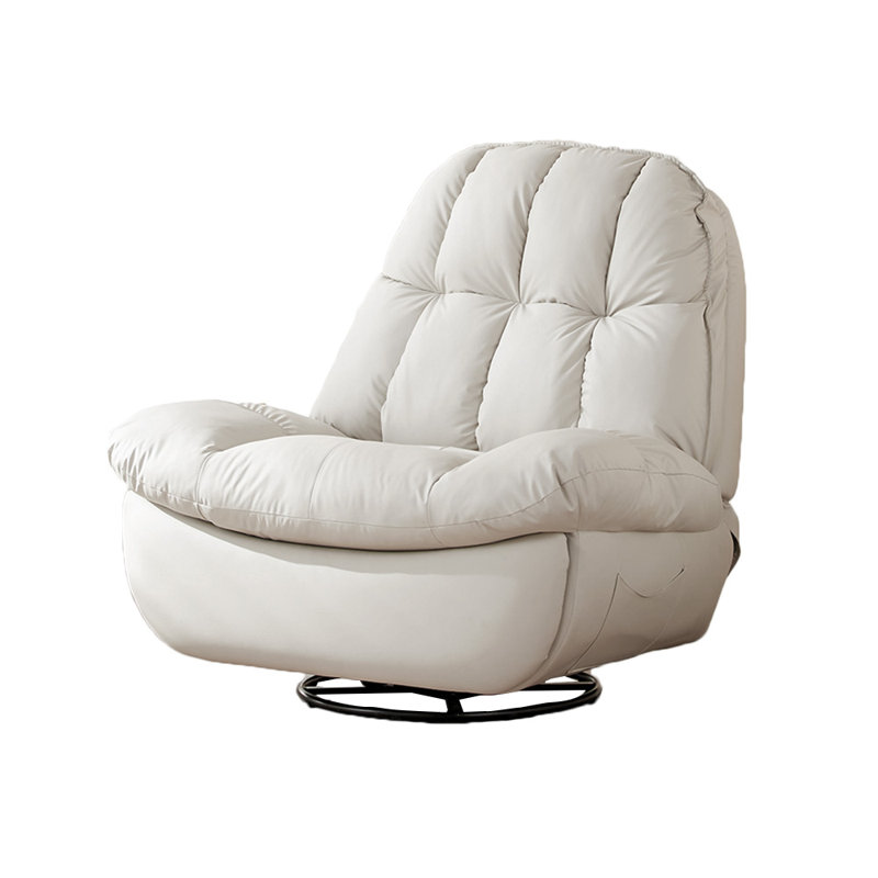 Fauteuil inclinable en similicuir Surianna, Beige