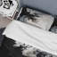 Ensemble de housse de couette noire en microfibre / polyester texturée Splash Paint Art IV-92423691