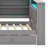 Modern Upholstered Headboard Bed Featuring Built-In Desk And LED Lighting-1722135801