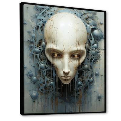 Minimalisme Aliens Skull II - décoration murale Aliens