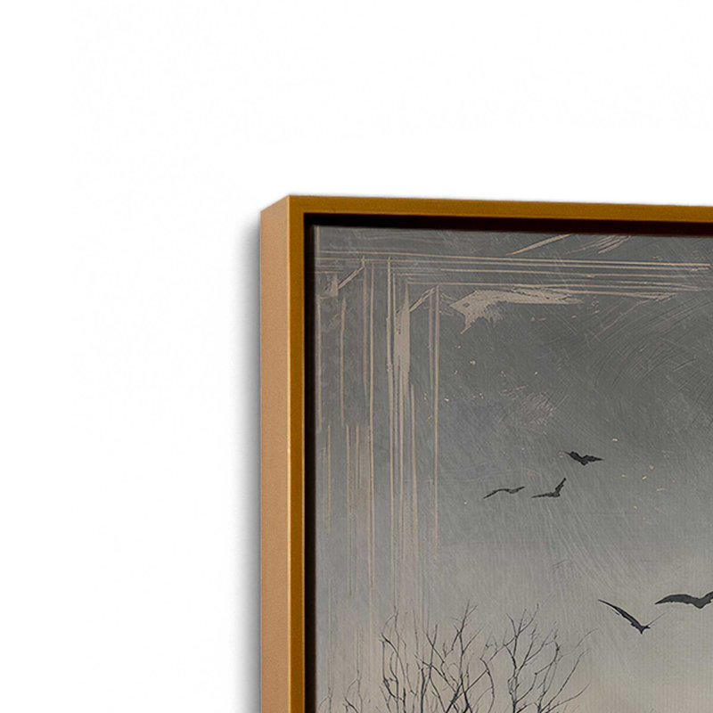 Impression sur toile Lunar Watcher, H 32,75 po x l 48,75 po, Or poli