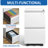 Metal 2 Drawer Locking File Cabinet For Office - Files Fits Legal/letter/a4 Antique White Modern With Drawers And Lock Secure Docs Look-119183142