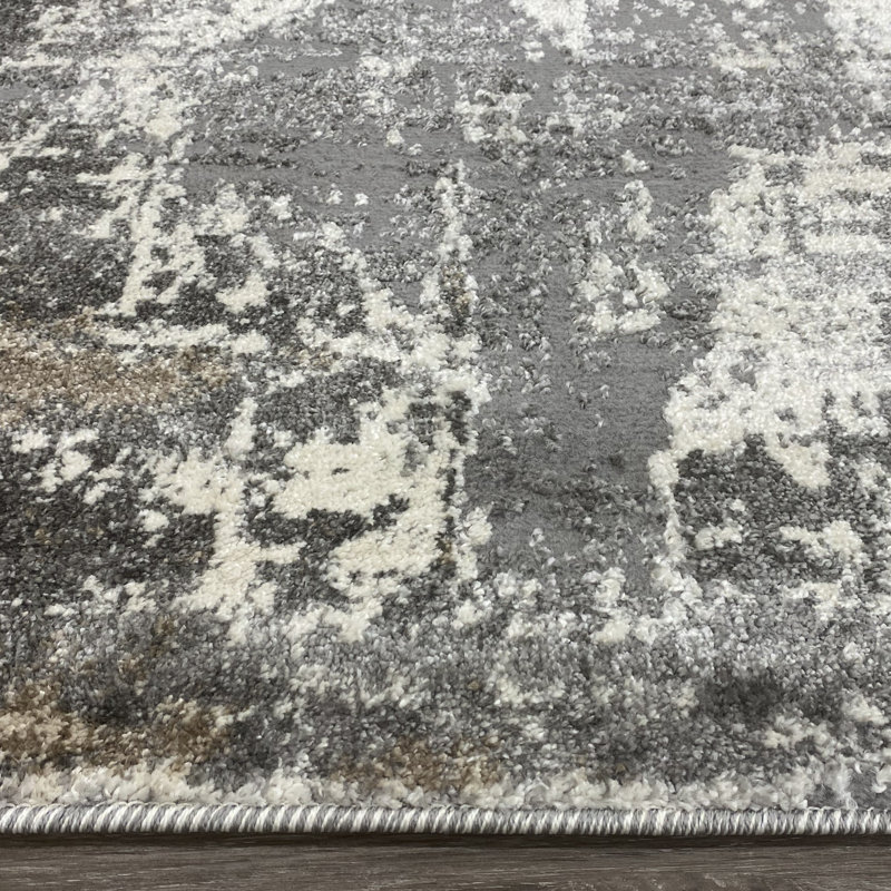 Abstract Indoor Rug, Rectangle 5' x 7'