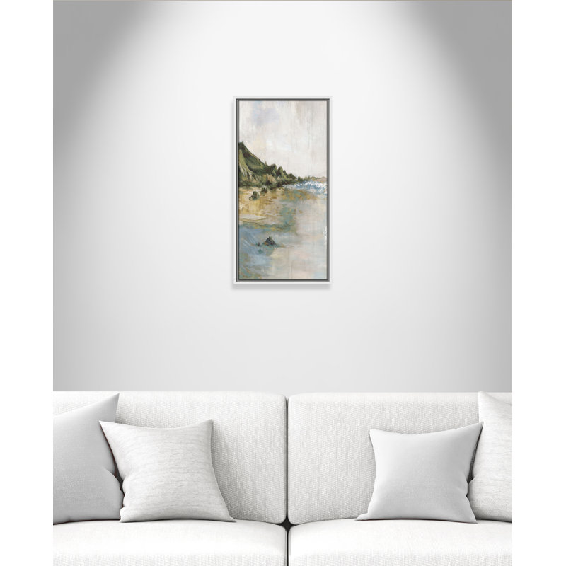 «Cordoba Tide’s Edge» par, H 25,5 po x l 13,5 po, Blanc