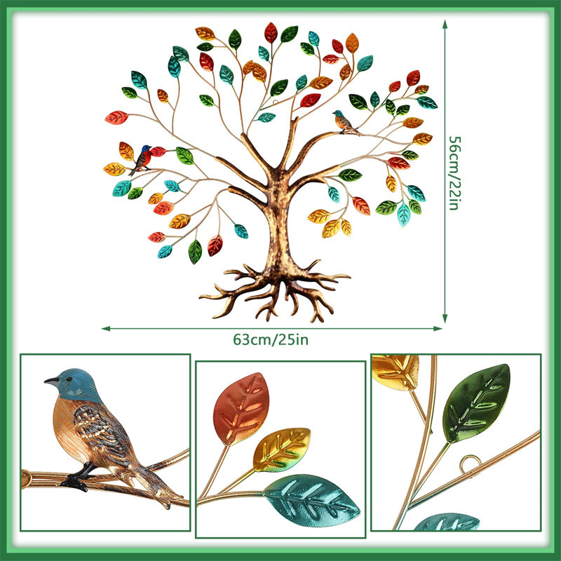 Plants & Flowers Wall Decor on Metal