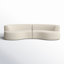 Canapé modulaire d'extérieur courbé de 126 po avec coussins Navila-118588693-118588694