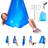 Sensory Swing, Double-Layer Fabric Sensorys Hammock, Indoor & Outdoor Sensory Swing with 360° Swivel Hanger, O-Sling, Holds up to 300lbs, Adjustable Aerial Yoga, Hanging Swings for Kids-1177107724