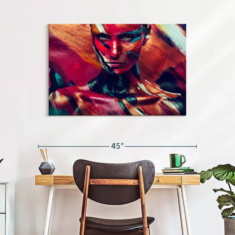 Senne Amazon Female Portrait, 26" H x 39" W
