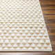 Addy Handmade Flatweave Recycled P.E.T. White/Brown Rug