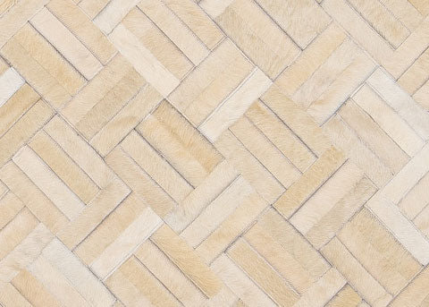 Art Hide Cowhide Area Rug in Cream