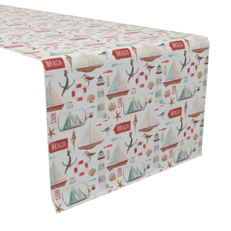 Rectangular Cotton Twill Table Runner