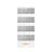 4-Tier Freestanding Bookshelf With 3 Sliding Drawers And 1 Bottom Drawer,Bookshelf
