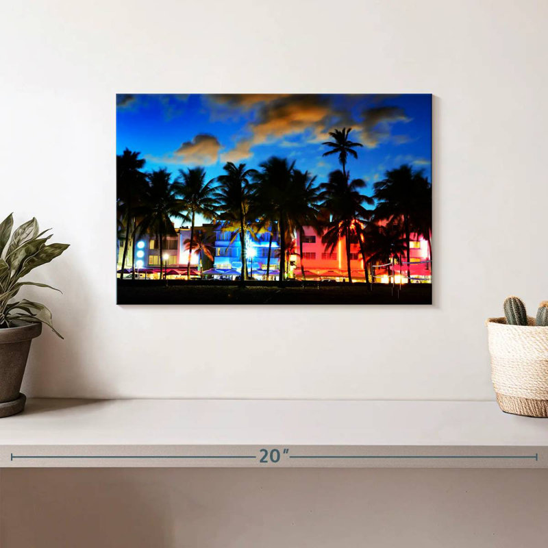 Ravi Ocean Drive Florida, 8" H x 12" W
