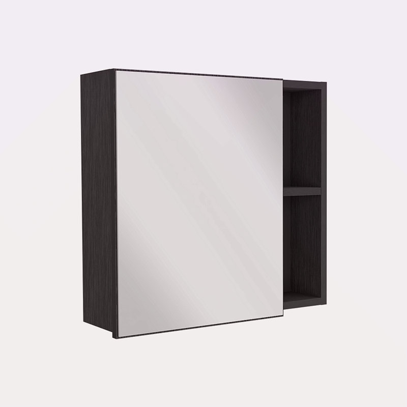 Pharmacie Viking, trois tablettes internes, une porte, deux tablettes externes