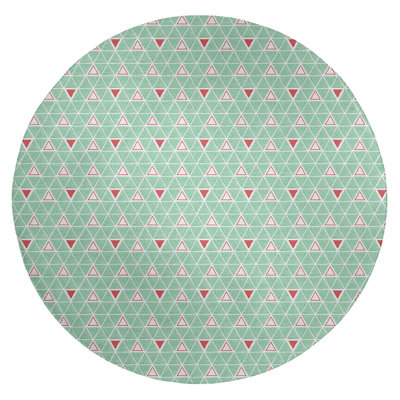 Chenille Geometric Indoor Rug