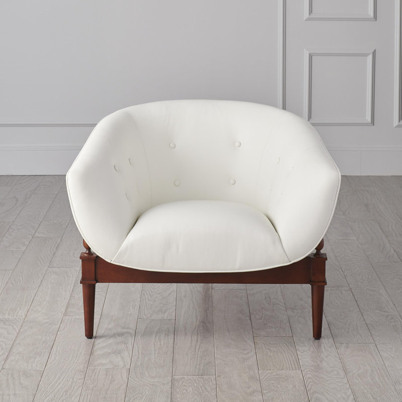 Mimi Chair, White Leather