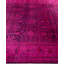 Overdyed Hand-Knotted Wool Modern-Contemporary Pink Area Rug 8' 1" x 10' 5"