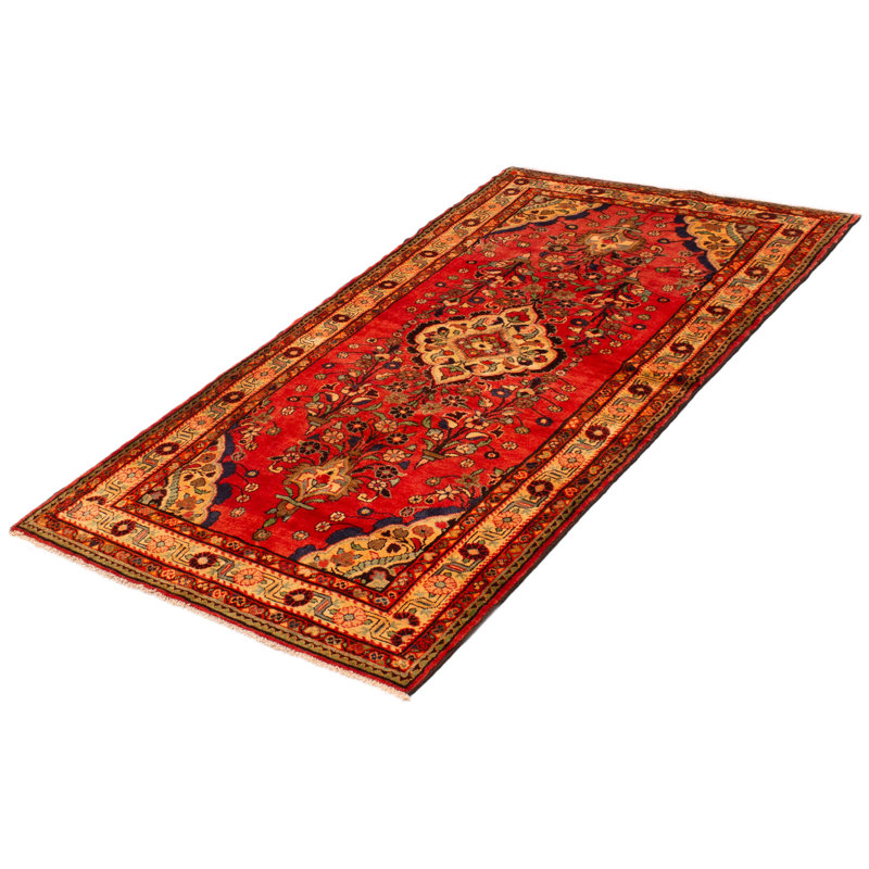 Tapis unique en laine des années 1990 4 pi 9 po x 8 pi 2 po Cayuga