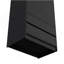 Armoire, garde-robe avec deux tiroirs, tringle, noir-1377960008