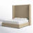 Esparto Upholstered Wingback Bed-577193874-631978031