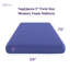 Matelas pour enfant en mousse à mémoire de forme simple de 5 pouces Napqueen (plusieurs couleurs disponibles: blanc, bleu, gris, rose)