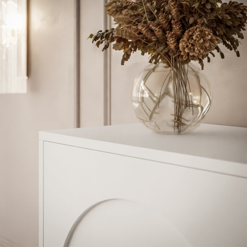ARIADNA Highboard Accent Chest, White
