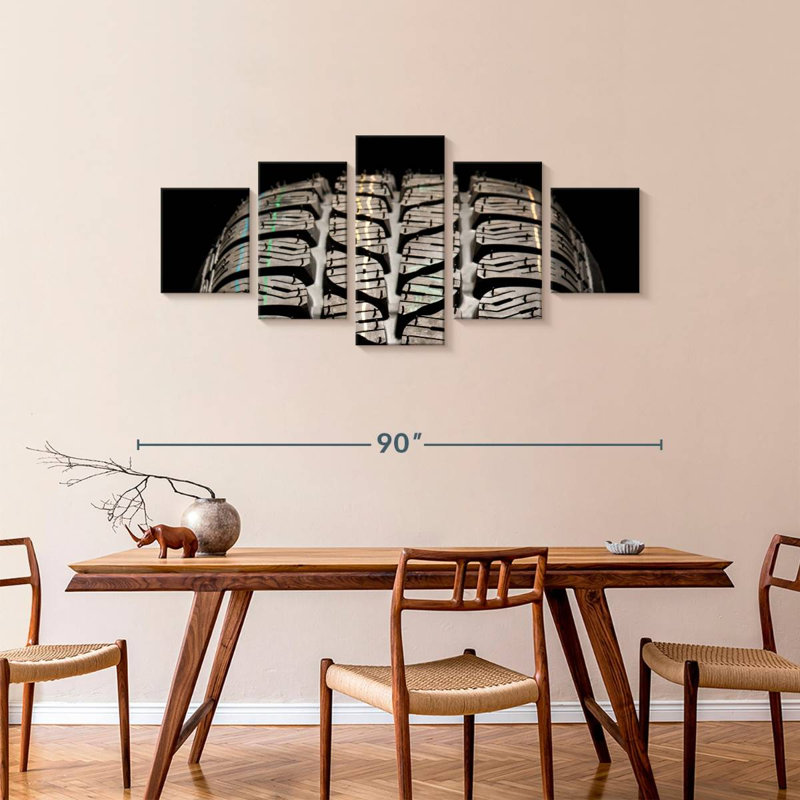 Truck Tire, 36" H x 80" W