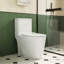 Ceramic Elongated Toilet, 1.1/1.6 , White, Comfortable, Soft Close Seat, & , T036wt Elongated,