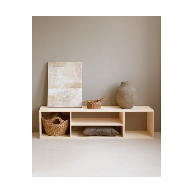 Media Unit Media Console, Beige