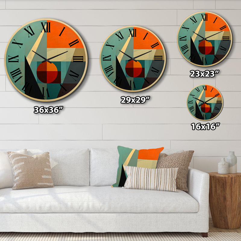 Horloge murale Odyssey Midcentury, Moyenne