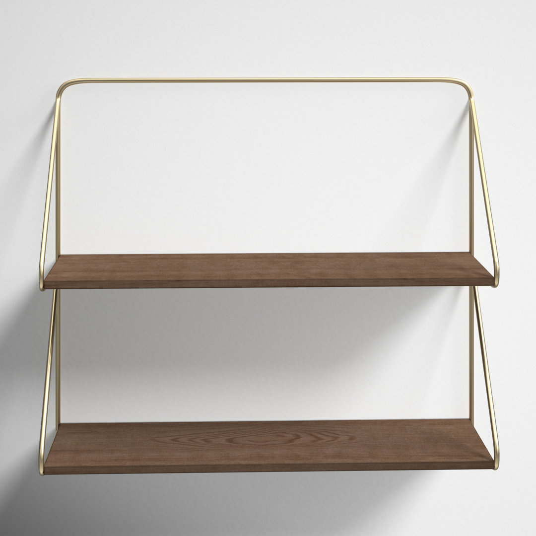 2 Tier Wall Shelves - 20" x 6" x 17" Joss & Main