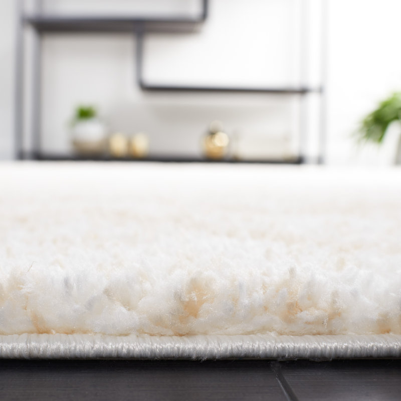 Tapis à poils longs Bindiya, Carré 7 pi