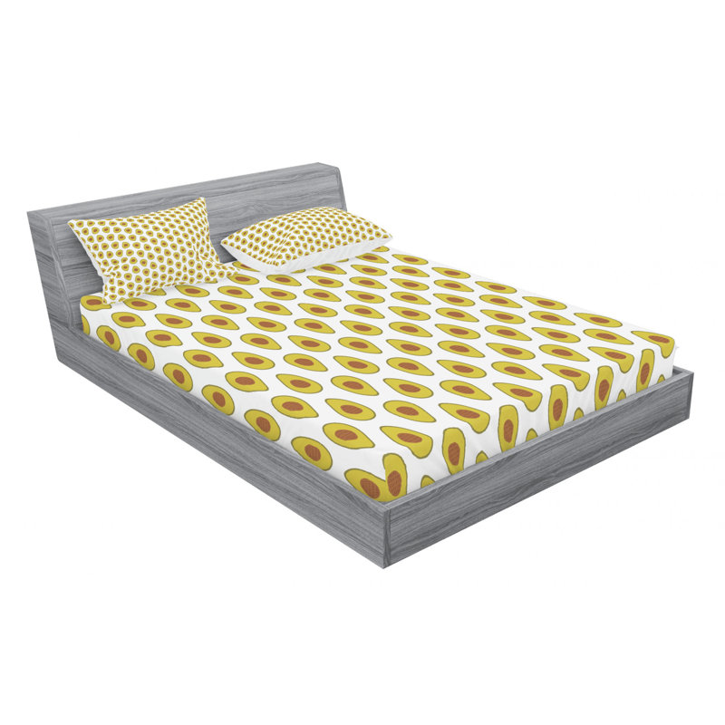Microfiber Sheet Set, Full Sheet Set with Fitted Sheet