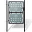 Crabtree Metal Door Fence Garden Mesh Gate with Lock Patio Fencing Terrace-87948108