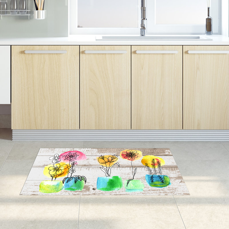 Fraz Floral Area Rug, Rectangle 52 x 280cm