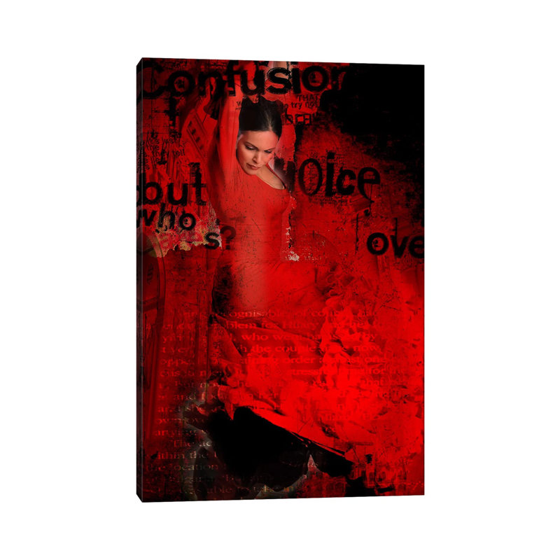 Flamenco by Micha Baker - Wrapped Canvas Print, 66.04 cm H x 45.72 cm W x 1.91 cm D